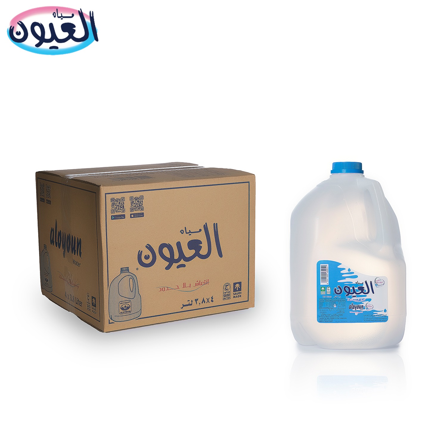 مياه العيون ٣.٨ لتر